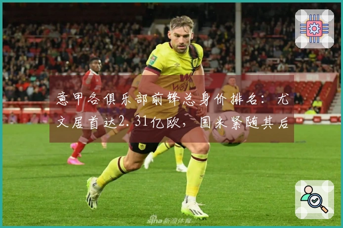 意甲各俱乐部前锋总身价排名：尤文居首达2.31亿欧，国米紧随其后